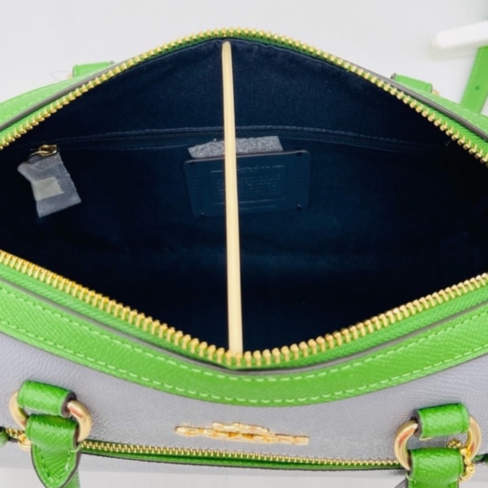 Coach Rowan Satchel Crossbody In Colorblock - Picture 10 of 12